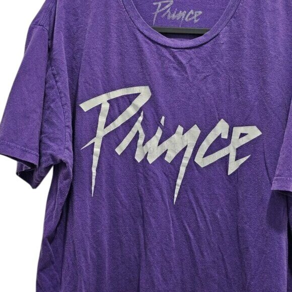 Prince Purple Graphic T-Shirt XXL Cotton Unisex Casual Music Tee - Picture 6 of 8